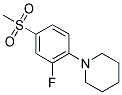 1-[2-FLUORO-4-(METHYLSULFONYL)PHENYL]PIPERIDINE Struktur