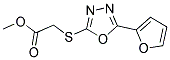 METHYL ([5-(2-FURYL)-1,3,4-OXADIAZOL-2-YL]SULFANYL)ACETATE Struktur