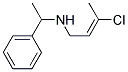 (3-CHLORO-BUT-2-ENYL)-(1-PHENYL-ETHYL)-AMINE Struktur