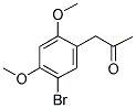 (5-BROMO-2,4-DIMETHOXYPHENYL)ACETONE Struktur