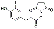 N-SUCCINIMIDYL 3-(4-HYDROXY-3-IODOPHENYL)PROPIONATE Struktur