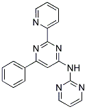 N-(6-PHENYL-2-PYRIDIN-2-YLPYRIMIDIN-4-YL)PYRIMIDIN-2-AMINE Struktur