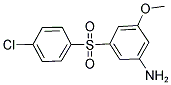 3-(4-CHLORO-BENZENESULFONYL)-5-METHOXY-PHENYLAMINE Struktur