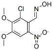 2-CHLORO-3,4-DIMETHOXY-6-NITROBENZALDEHYDE OXIME Struktur