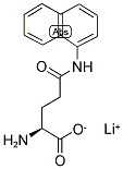 GAMMA-L-GLUTAMYL-ALPHA-NAPHTHYLAMIDE LITHIUM SALT Struktur