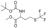 2-[[(TERT-BUTOXY)CARBONYL]AMINO]-4-[(TRIFLUOROMETHYL)THIO]BUTYRIC ACID, METHYL ESTER Struktur