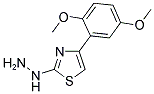 [4-(2,5-DIMETHOXY-PHENYL)-THIAZOL-2-YL]-HYDRAZINE Struktur