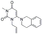 1-ALLYL-6-(3,4-DIHYDROISOQUINOLIN-2(1H)-YL)-3-METHYLPYRIMIDINE-2,4(1H,3H)-DIONE Struktur