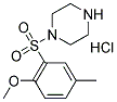 1-(2-METHOXY-5-METHYL-BENZENESULFONYL)-PIPERAZINEHYDROCHLORIDE Struktur