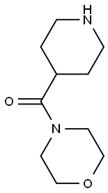 MORPHOLIN-4-YL-PIPERIDIN-4-YL-METHANONE Struktur