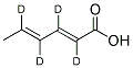 TRANS,TRANS-MUCONIC ACID-D4 Struktur