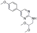 N-(2,2-DIMETHOXYETHYL)-5-(4-METHOXYPHENYL)PYRIMIDIN-2-AMINE Struktur