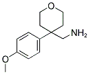 C-[4-(4-METHOXY-PHENYL)-TETRAHYDRO-PYRAN-4-YL]-METHYLAMINE Struktur