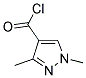 1,3-DIMETHYL-1H-PYRAZOLE-4-CARBONYL CHLORIDE Struktur