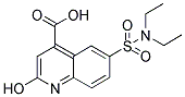 6-DIETHYLSULFAMOYL-2-HYDROXY-QUINOLINE-4-CARBOXYLIC ACID Struktur