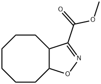 3A,4,5,6,7,8,9,9A-OCTAHYDRO-CYCLOOCTA[D]ISOXAZOLE-3-CARBOXYLIC ACID METHYL ESTER Struktur