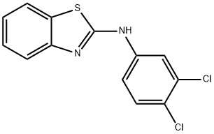 BENZOTHIAZOL-2-YL-(3,4-DICHLORO-PHENYL)-AMINE Struktur