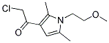 1-ETHANONE, 2-CHLORO-1-[1-(2-METHOXYETHYL)-2,5-DIMETHYL-1H-PYRROL-3-YL]- Struktur