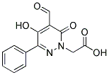 (5-FORMYL-4-HYDROXY-6-OXO-3-PHENYLPYRIDAZIN-1(6H)-YL)ACETIC ACID Struktur