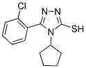 5-(2-CHLORO-PHENYL)-4-CYCLOPENTYL-4H-[1,2,4]TRIAZOLE-3-THIOL Struktur