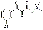 3-(3-METHOXY-PHENYL)-2,3-DIOXO-PROPIONIC ACID TERT-BUTYL ESTER Struktur