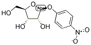 P-NITROPHENYL B-D-RIBOFURANOSIDE Struktur