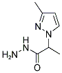 2-(3-METHYL-PYRAZOL-1-YL)-PROPIONIC ACID HYDRAZIDE Struktur