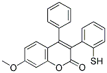 7-METHOXY-4-PHENYL-3-(2-THIOPHENYL)COUMARIN Struktur