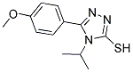 4-ISOPROPYL-5-(4-METHOXY-PHENYL)-4H-[1,2,4]TRIAZOLE-3-THIOL Struktur