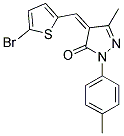 (4Z)-4-[(5-BROMOTHIEN-2-YL)METHYLENE]-5-METHYL-2-(4-METHYLPHENYL)-2,4-DIHYDRO-3H-PYRAZOL-3-ONE Struktur