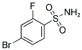 4-BROMO-2-FLUOROBENZENESULPHONAMIDE Struktur