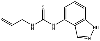 N-ALLYL-N'-(1H-INDAZOL-4-YL)THIOUREA Struktur