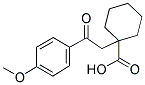 1-[2-(4-METHOXYPHENYL)-2-OXOETHYL]CYCLOHEXANECARBOXYLIC ACID Struktur