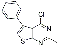 4-CHLORO-2-METHYL-5-PHENYLTHIENO[2,3-D]PYRIMIDINE Struktur