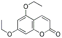 5,7-DIETHOXY COUMARIN Struktur