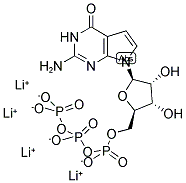 7-DEAZAGUANOSINE-5'-TRIPHOSPHATE LITHIUM SALT Struktur