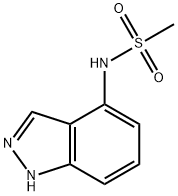 N-(1H-INDAZOL-4-YL)METHANESULFONAMIDE Struktur