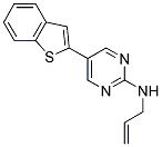 N-ALLYL-5-(1-BENZOTHIEN-2-YL)PYRIMIDIN-2-AMINE Struktur