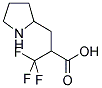 3,3,3-TRIFLUORO-(2-PYRROLIDINYLMETHYL)PROPIONIC ACID Struktur