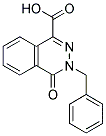 3-BENZYL-4-OXO-3,4-DIHYDRO-PHTHALAZINE-1-CARBOXYLIC ACID Struktur