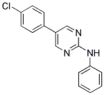 5-(4-CHLOROPHENYL)-N-PHENYLPYRIMIDIN-2-AMINE Struktur