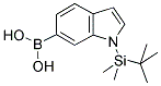 1-(TERT-BUTYLDIMETHYLSILYL)-1H-INDOL-6-YLBORONIC ACID Struktur