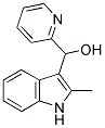 (2-METHYL-1H-INDOL-3-YL)(PYRIDIN-2-YL)METHANOL Struktur