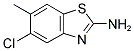 5-CHLORO-6-METHYL-BENZOTHIAZOL-2-YLAMINE Struktur