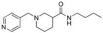 N-BUTYL-1-(4-PYRIDINYLMETHYL)PIPERIDINE-3-CARBOXAMIDE Struktur