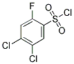 4,5-DICHLORO-2-FLUOROBENZENESULFONYL CHLORIDE Struktur