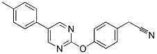 (4-([5-(4-METHYLPHENYL)PYRIMIDIN-2-YL]OXY)PHENYL)ACETONITRILE Struktur