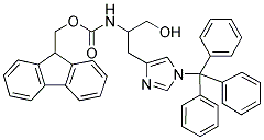 FMOC-DL-HISTIDOL(TRT) Struktur