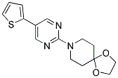 8-(5-THIEN-2-YLPYRIMIDIN-2-YL)-1,4-DIOXA-8-AZASPIRO[4.5]DECANE Struktur