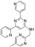 N-[(5-METHYLPYRIMIDIN-2-YL)METHYL]-6-PYRIDIN-2-YL-2-PYRIDIN-3-YLPYRIMIDIN-4-AMINE Struktur